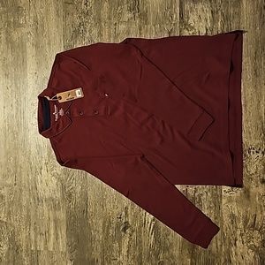 Taylor Vintage Long-Sleeve Polo Shirt